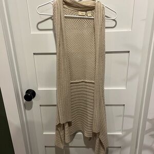 Daytrip Cream Ribbed Knit Cardigan
